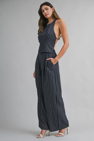 STRIPE SET  OPEN BACK