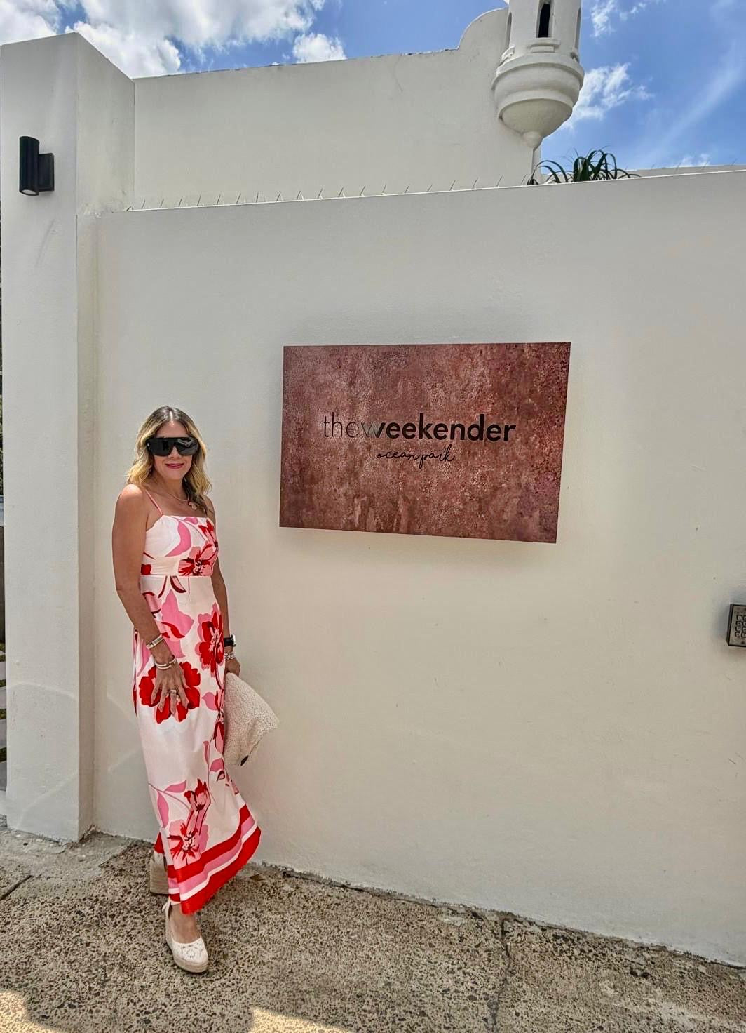 PINK FLOWER MIDI DRESS
