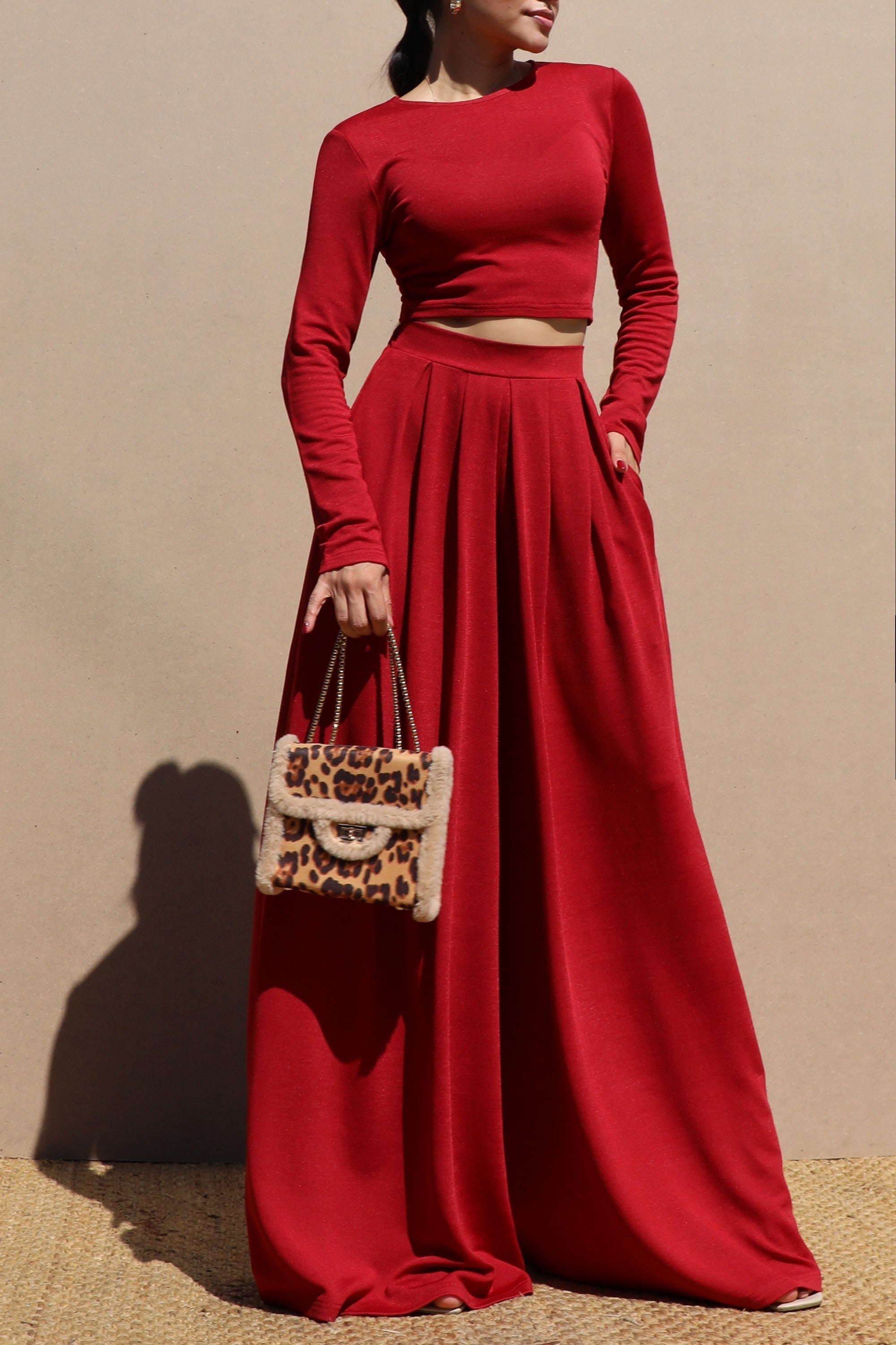 Set Rojo Elegance Two-Piece