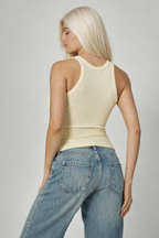 BASIC TANK TOP SEAMLESS CREAM