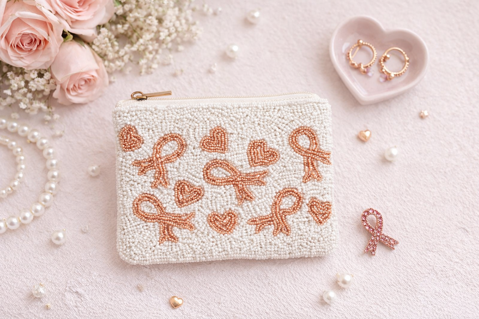 PINK BOW COIN PURSE